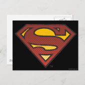 Superman S-Shield | Logo van Stippen met toegevoeg Briefkaart (Voorkant / Achterkant)