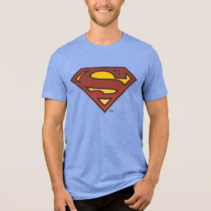 Superman S-Shield   Logo van Stippen met toegevoeg Tri-Blend Shirt