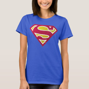 Superman S-Shield Logo van Stippen T-shirt
