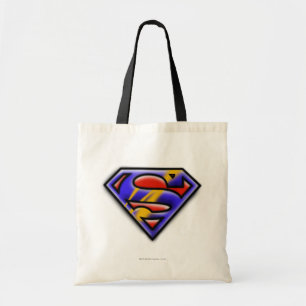 Superman S-Shield Paars Logo Tote Bag