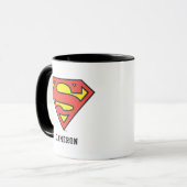 Superman S-Shield personnalisé | Superman Logo Mug (Devant gauche)