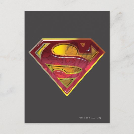 Superman S-Shield | Reflectie-Logo Briefkaart (Voorkant)
