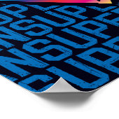 Superman S-Shield | Regenboog-Logo Poster (Hoek)