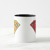 Superman S-Shield| Rode en Oranje Logo Mok (Midden)