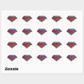 Superman S-Shield | Rode Logo Vierkante Sticker (Vel)