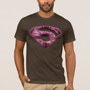 Superman S-Shield Roze Star Burst-Logo T-shirt