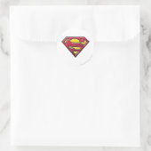 Superman S-Shield | Scratches Logo Ronde Sticker (Tas)