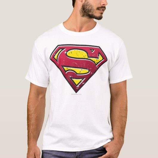 Superman S-Shield | Scratches Logo T-shirt (Voorkant)