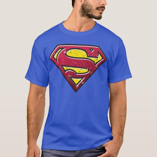 Superman S-Shield | Scratches Logo T-shirt (Voorkant)