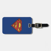 Superman S-Shield | Zwarte omtrek van de boomgaard Bagagelabel (Voorkant horizontaal)