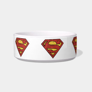 Superman S-Shield   Zwarte omtrek van de boomgaard Voerbakje