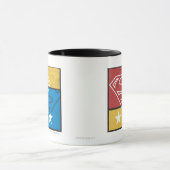 Superman Shield met sterren Mok (Midden)