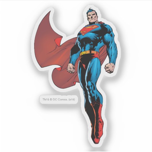 Superman Stands Tall Sticker (Voorkant)
