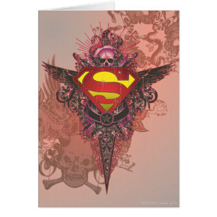 Superman Stylisé   Logo Grunge Design