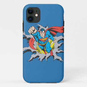 Superman Tears Thru iPhone 11 Hoesje