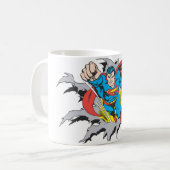 Superman Tears Thru Koffiemok (Voorkant links)