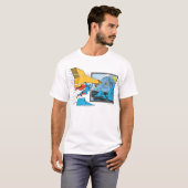Superman Tunneling in Rock T-shirt (Voorkant volledig)