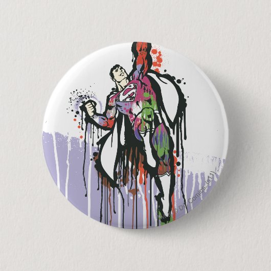 Superman Twisted Innocence Poster Ronde Button 5,7 Cm (Voorkant)