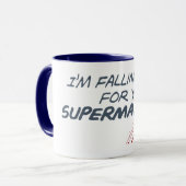 Superman Valentijnsdag | Ik val voor jou Mok (Voorkant links)