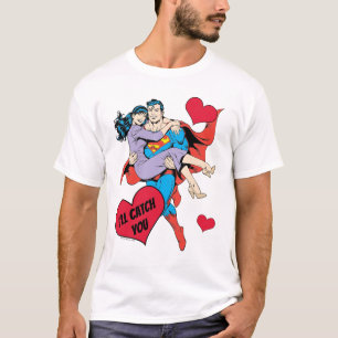 Superman Valentijnsdag  Ik zal je vangen T-shirt