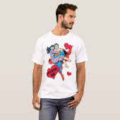 Superman Valentijnsdag | Ik zal je vangen T-shirt (Voorkant volledig)