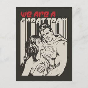 Superman Valentijnsdag Wij zijn een geweldig team Feestdagenkaart