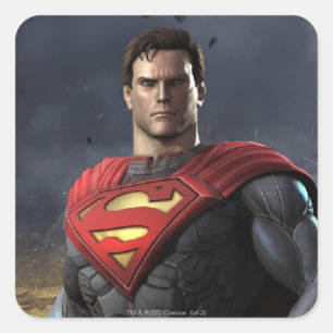 Superman Vierkante Sticker