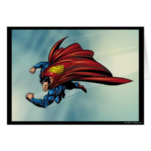 Superman vole avec cap
