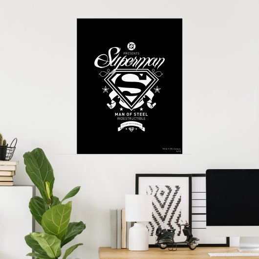 Superman Wapenmunt Poster (Thuiskantoor)