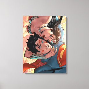 Superman/Wonder Comic Hoesje #11 Variant Canvas Afdruk