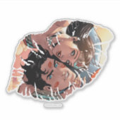 Superman/Wonder Comic Hoesje #11 Variant Sticker (Voorkant)