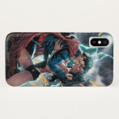 Superman/Wonder Comic Promotion Art Case-Mate iPhone Case (Achterkant (horizontaal))