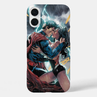 Superman/Wonder Comic Promotion Art iPhone 16 Plus Hoesje