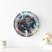 Superman/Wonder Comic Promotion Art Grote Klok (Huis)