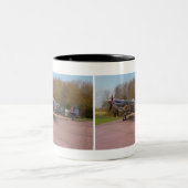 Supermarine Spitfire HF Mk. IXe MJ730 Tweekleurige Koffiemok (Center)