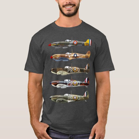 Supermarine Spitfire is a British fighter aircraft T-shirt (Voorkant)