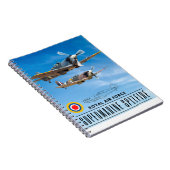 SUPERMARINE SPITFIRE - ROYAL AIR SQUADRON NOTITIEBOEK (Rechterzijde)