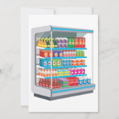 Supermarket Dairy Fridge Kaart (Voorkant)