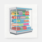 Supermarket Dairy Fridge Servet (Voorkant)