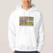 Supermarket Shelf Mannen Hoodie (Voorkant)