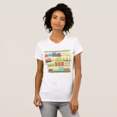 Supermarkt Goederen Plank Vrouwen T-shirt (Voorkant volledig)