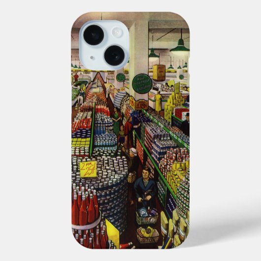  supermarkt voor voedingsmiddelen en dranken Case-Mate iPhone case (Achterkant)