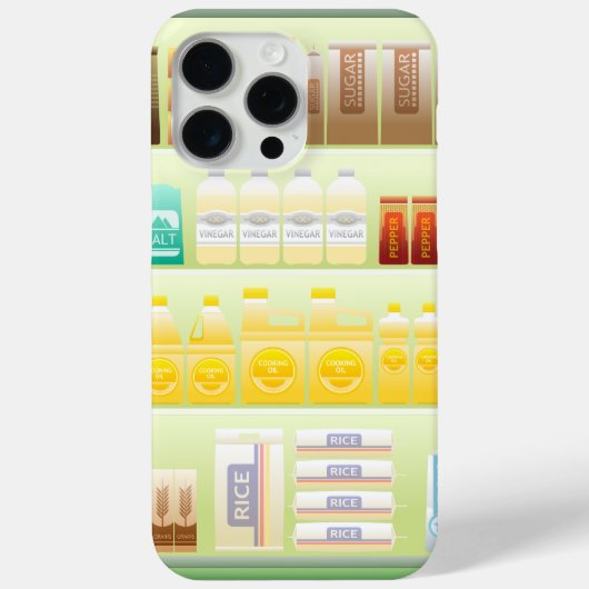 supermarktplank koffietheedranen Case-Mate iPhone case (Achterkant)