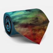 Supermassieve zwarte-holeillustratie stropdas (Opgerold)