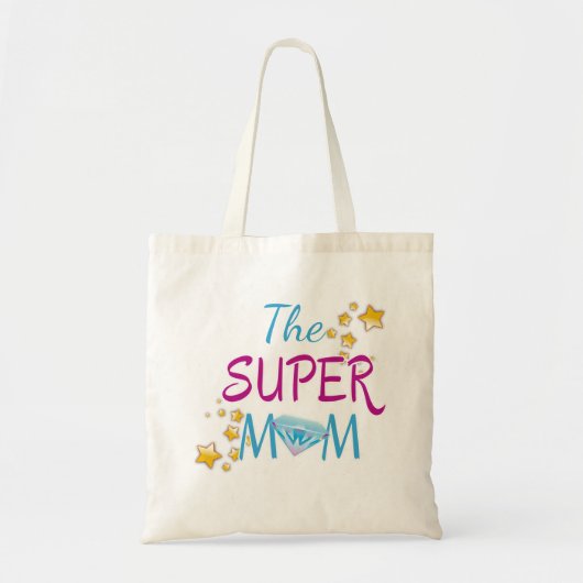 Supermaster diamanten moederdag mooie tekst tote bag (Voorkant)
