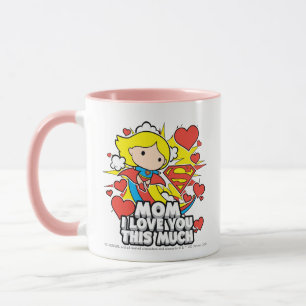 Supermeisje Ik hou van je Mok