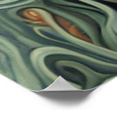 Supermodel buitenaardse vrouw poster (Hoek)