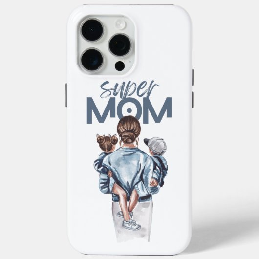 supermoeder Case-Mate iPhone case (Achterkant)