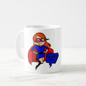 supermoeder koffiemok (Voorkant links)