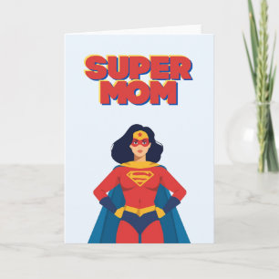 Supermoeder Superheld Moederdag Wenskaart Kaart